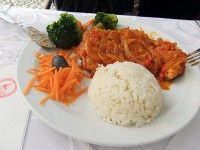 名物！太刀魚(Espada)とトマトソース