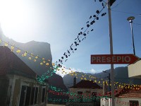 クリスマス装飾の可愛い村