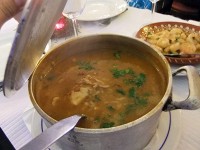 こちらも名物たこのリゾットです。お店の方の一押しだけあって魚介の旨味が凝縮されており、白ワインにあう非常に印象深い一皿でした