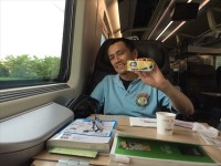 ベニスから帰りの車中